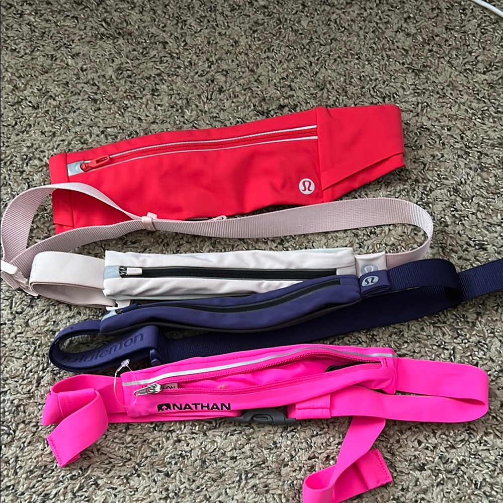 Running Belts - 3 Lululemon 1 Nathan